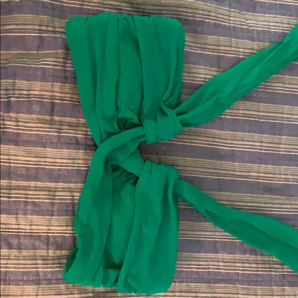 green women’s bikini top